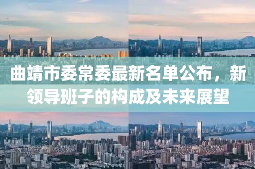 曲靖市委常委最新名單公布，新領(lǐng)導班子的構成及未來(lái)展望