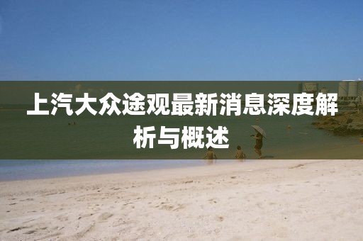 上汽大眾途觀(guān)最新消息深度解析與概述