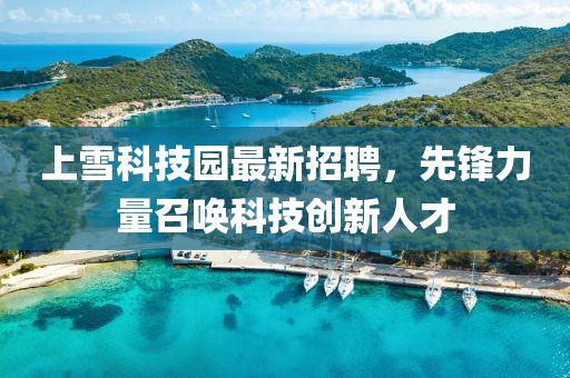 上雪科技園最新招聘，先鋒力量召喚科技創(chuàng  )新人才