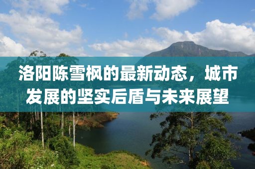 洛陽(yáng)陳雪楓的最新動(dòng)態(tài)，城市發(fā)展的堅實(shí)后盾與未來(lái)展望