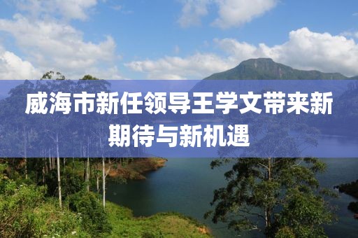 威海市新任領(lǐng)導王學(xué)文帶來(lái)新期待與新機遇