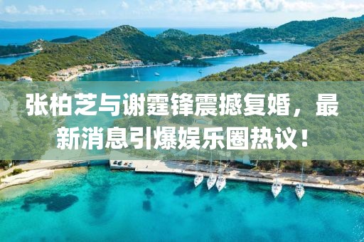 張柏芝與謝霆鋒震撼復婚，最新消息引爆娛樂(lè )圈熱議！