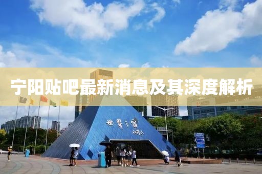 寧陽(yáng)貼吧最新消息及其深度解析