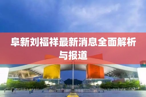 阜新劉福祥最新消息全面解析與報道