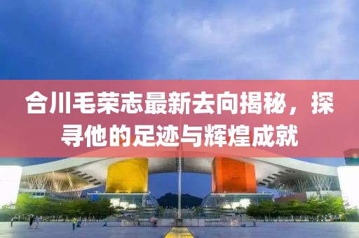 合川毛榮志最新去向揭秘，探尋他的足跡與輝煌成就