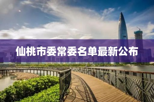 仙桃市委常委名單最新公布
