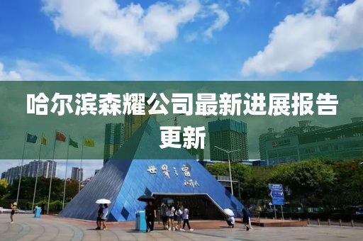 哈爾濱森耀公司最新進(jìn)展報告更新