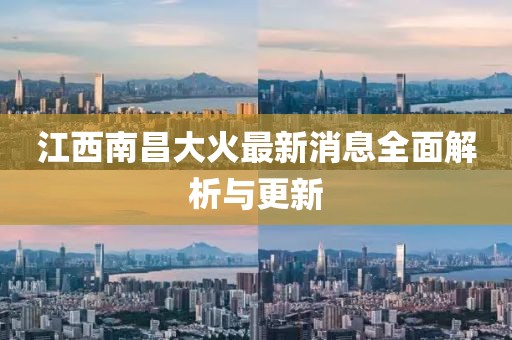 江西南昌大火最新消息全面解析與更新