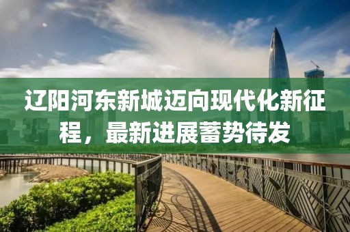 遼陽(yáng)河東新城邁向現代化新征程，最新進(jìn)展蓄勢待發(fā)