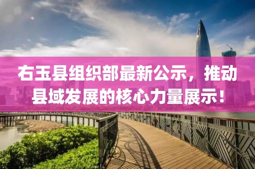 右玉縣組織部最新公示，推動(dòng)縣域發(fā)展的核心力量展示！