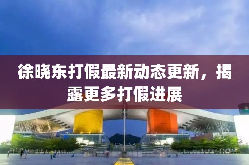 徐曉東打假最新動(dòng)態(tài)更新，揭露更多打假進(jìn)展