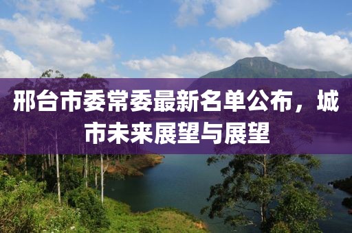 邢臺市委常委最新名單公布，城市未來(lái)展望與展望