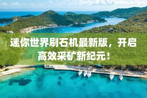迷你世界刷石機最新版，開(kāi)啟高效采礦新紀元！