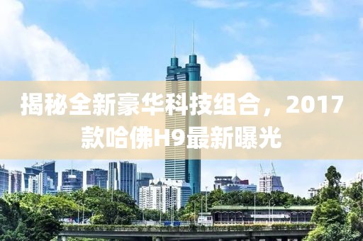 揭秘全新豪華科技組合，2017款哈佛H9最新曝光