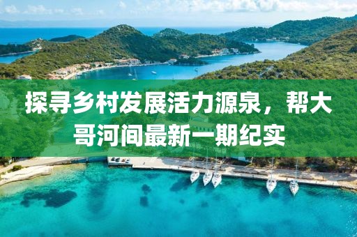 探尋鄉村發(fā)展活力源泉，幫大哥河間最新一期紀實(shí)