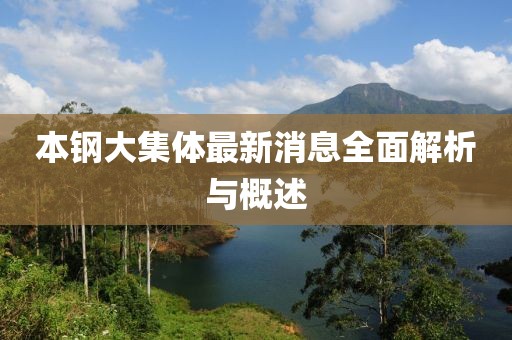 本鋼大集體最新消息全面解析與概述