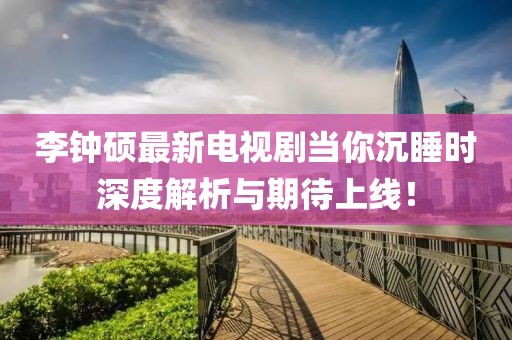 李鐘碩最新電視劇當你沉睡時(shí)深度解析與期待上線(xiàn)！