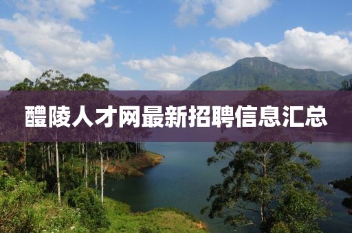 醴陵人才網(wǎng)最新招聘信息匯總