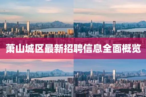 蕭山城區最新招聘信息全面概覽