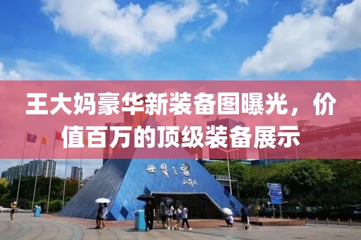 王大媽豪華新裝備圖曝光，價(jià)值百萬(wàn)的頂級裝備展示