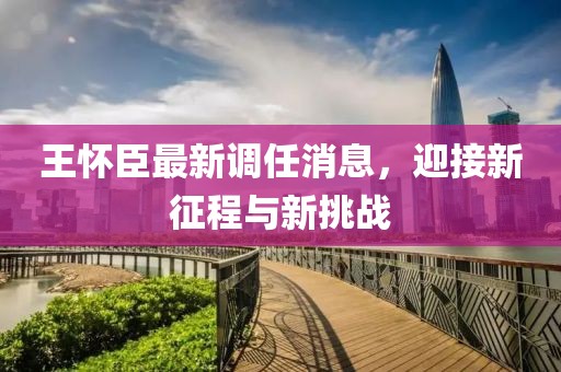 王懷臣最新調任消息，迎接新征程與新挑戰