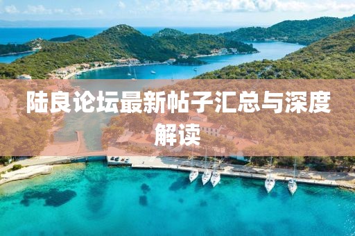 陸良論壇最新帖子匯總與深度解讀