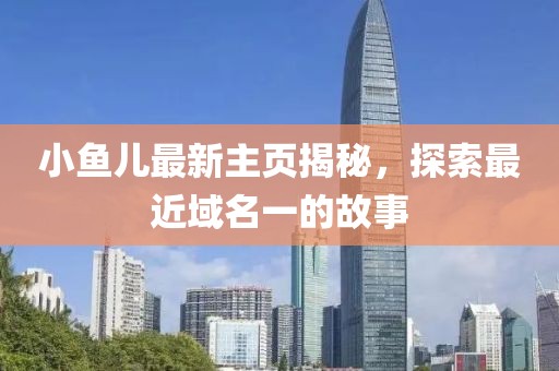 小魚(yú)兒最新主頁(yè)揭秘，探索最近域名一的故事