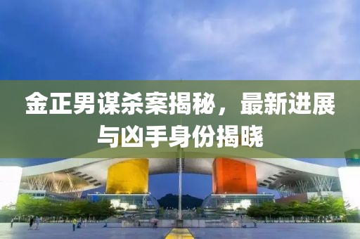 金正男謀殺案揭秘，最新進(jìn)展與兇手身份揭曉