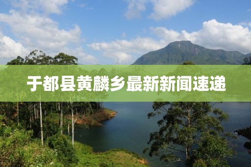 于都縣黃麟鄉最新新聞速遞