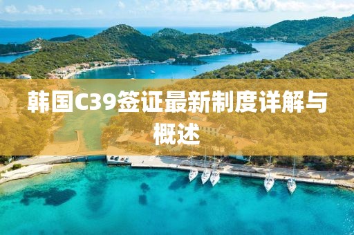 韓國C39簽證最新制度詳解與概述