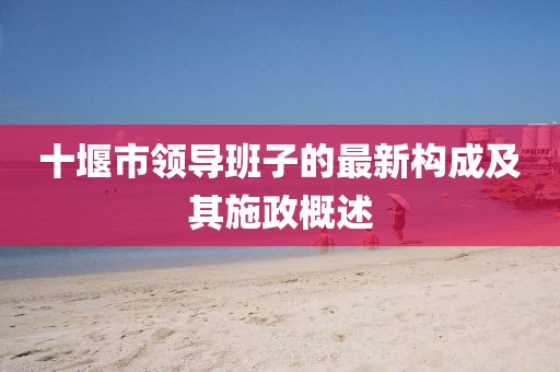 十堰市領(lǐng)導班子的最新構成及其施政概述