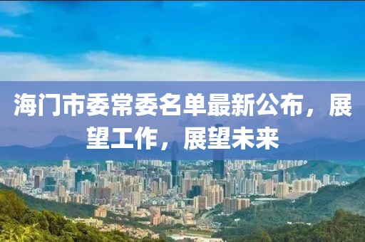 海門(mén)市委常委名單最新公布，展望工作，展望未來(lái)