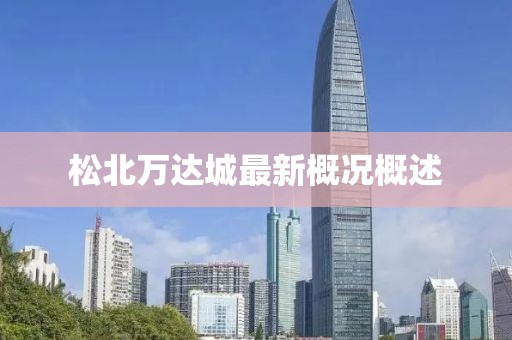 松北萬(wàn)達城最新概況概述