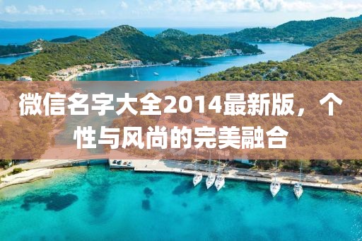 微信名字大全2014最新版，個(gè)性與風(fēng)尚的完美融合