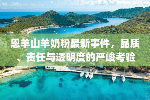 恩羊山羊奶粉最新事件，品質(zhì)、責任與透明度的嚴峻考驗