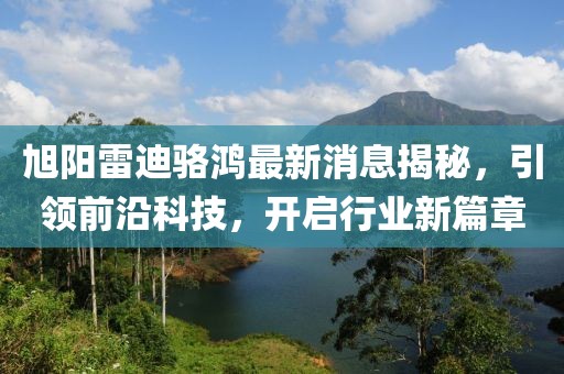 旭陽(yáng)雷迪駱鴻最新消息揭秘，引領(lǐng)前沿科技，開(kāi)啟行業(yè)新篇章