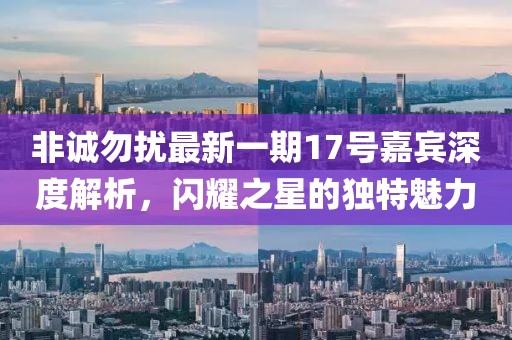 非誠勿擾最新一期17號嘉賓深度解析，閃耀之星的獨特魅力