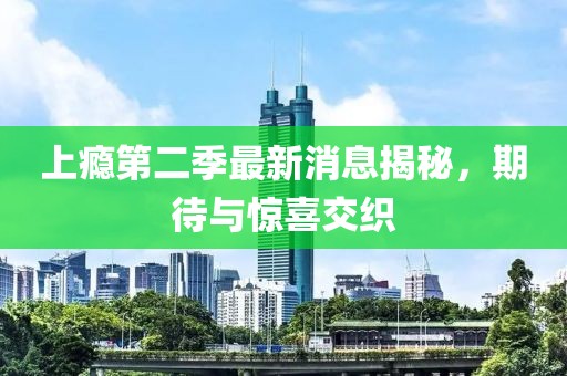 上癮第二季最新消息揭秘，期待與驚喜交織