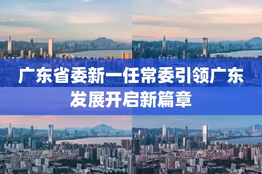 廣東省委新一任常委引領(lǐng)廣東發(fā)展開(kāi)啟新篇章