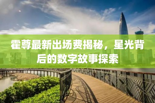 霍尊最新出場(chǎng)費揭秘，星光背后的數字故事探索
