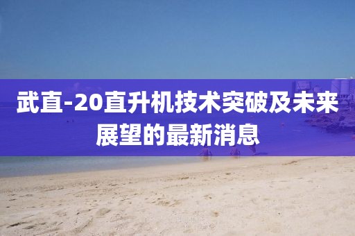 武直-20直升機技術(shù)突破及未來(lái)展望的最新消息