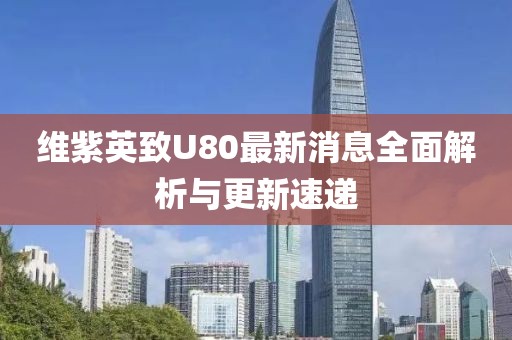 維紫英致U80最新消息全面解析與更新速遞