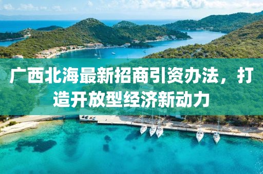 廣西北海最新招商引資辦法，打造開(kāi)放型經(jīng)濟新動(dòng)力