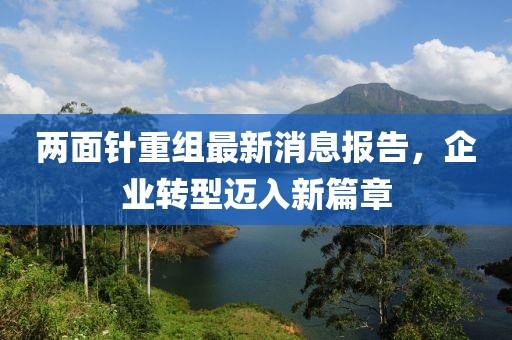 兩面針重組最新消息報告，企業(yè)轉型邁入新篇章