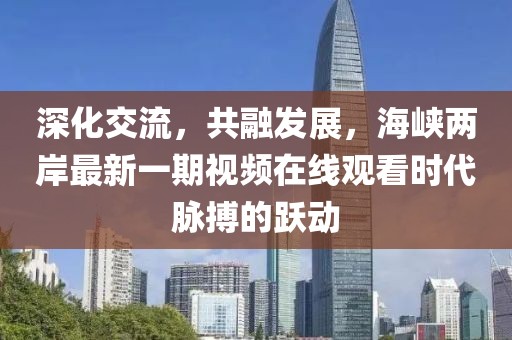 深化交流，共融發(fā)展，海峽兩岸最新一期視頻在線(xiàn)觀(guān)看時(shí)代脈搏的躍動(dòng)