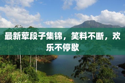 最新葷段子集錦，笑料不斷，歡樂(lè )不停歇