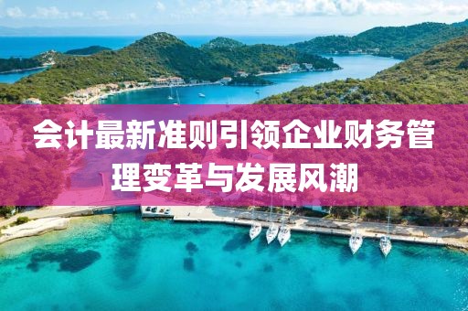 會(huì )計最新準則引領(lǐng)企業(yè)財務(wù)管理變革與發(fā)展風(fēng)潮