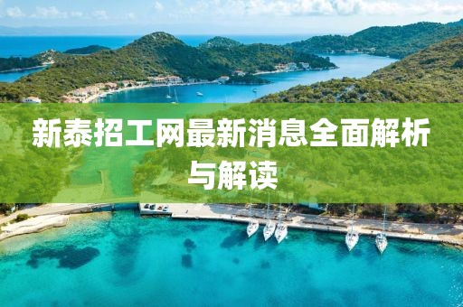 新泰招工網(wǎng)最新消息全面解析與解讀