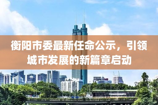 衡陽(yáng)市委最新任命公示，引領(lǐng)城市發(fā)展的新篇章啟動(dòng)