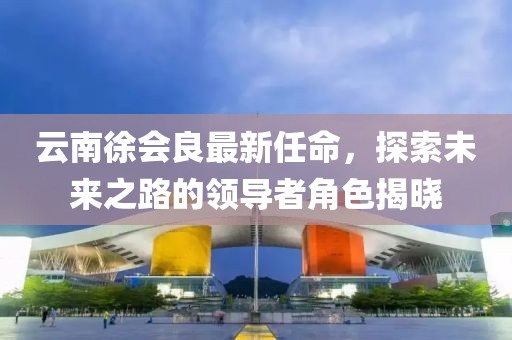云南徐會(huì )良最新任命，探索未來(lái)之路的領(lǐng)導者角色揭曉